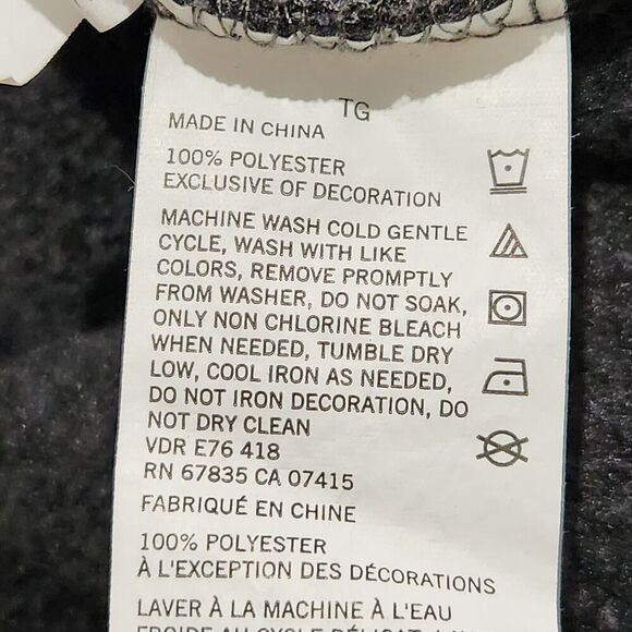 Nautica Sweater Size XL Color Gray Charcoal Zip On Front - Picture 11 of 12